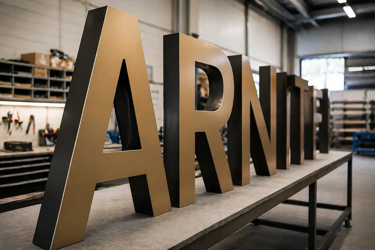 Rótulo LED o letras corpóreas