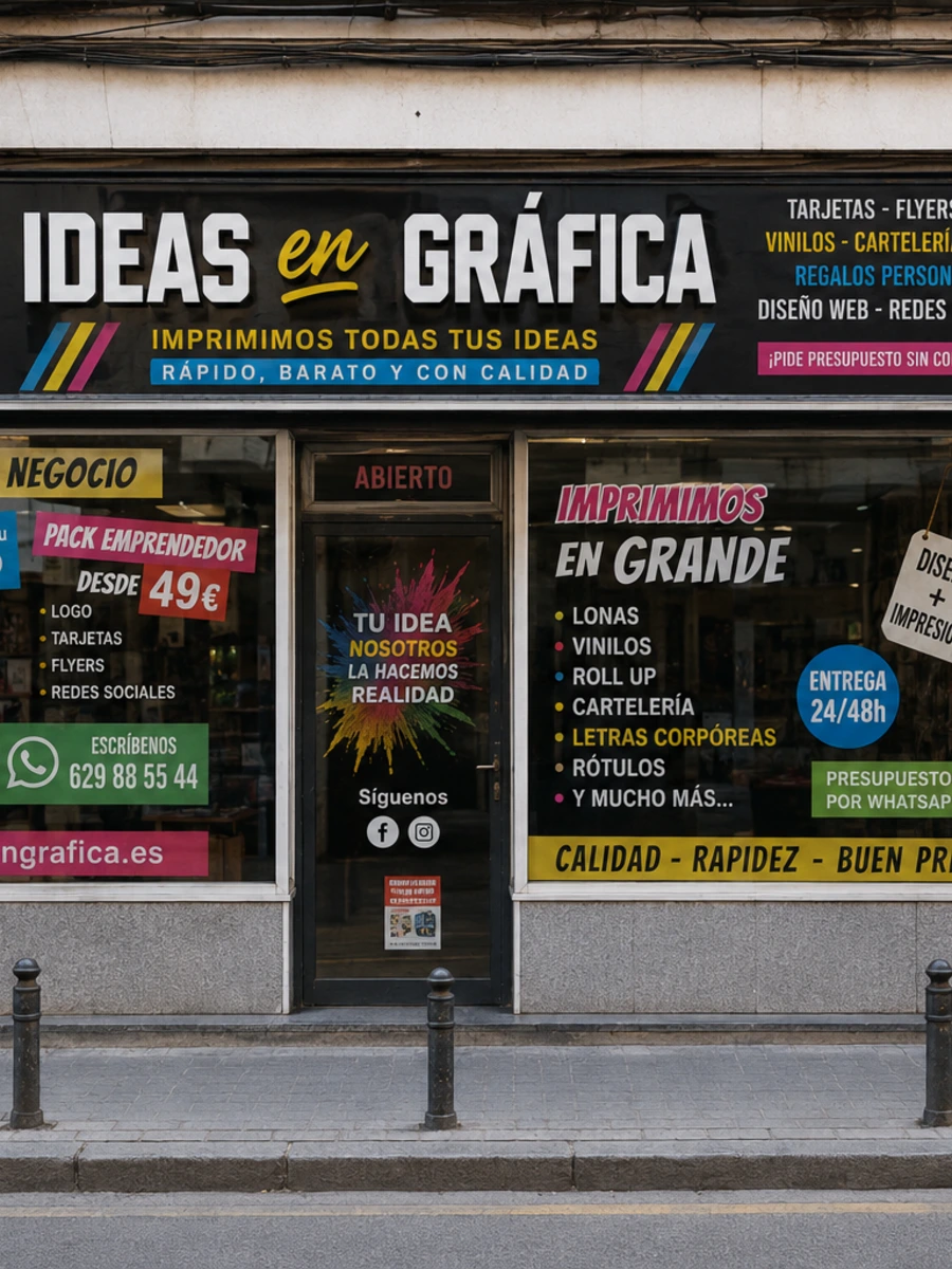 Ejemplo de fachada con problemas de jerarquía visual