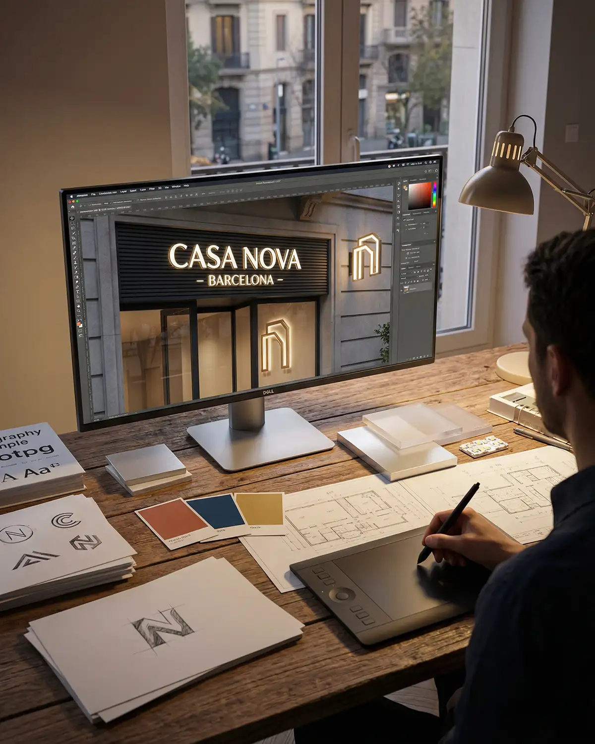 Diseño estratégico de rotulación comercial en Barcelona