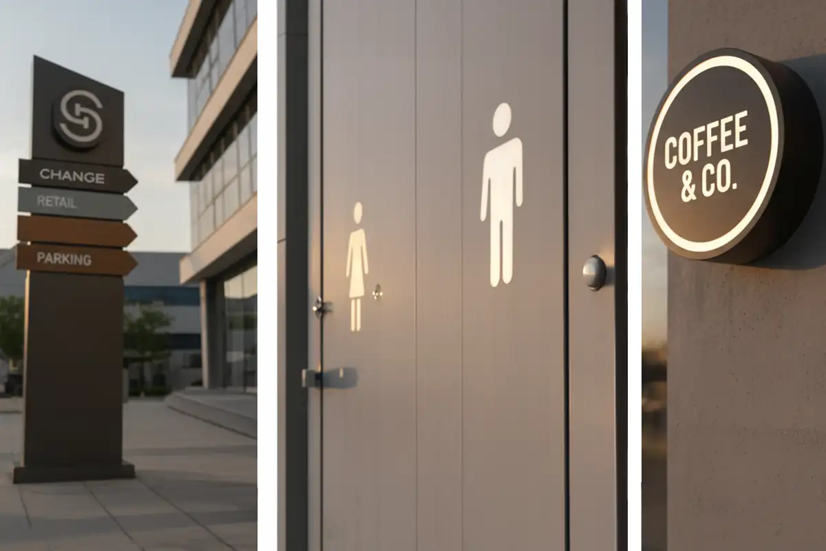 Señalética corporativa para empresas y locales en Barcelona